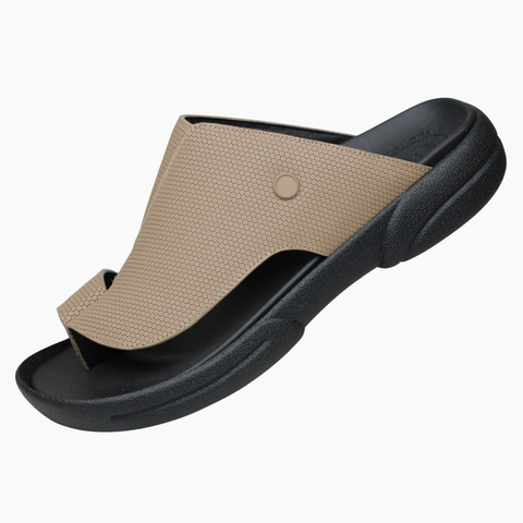 Tucci Keffiyeh Arabic Style Sandals | Comfort Sandals with Arch Support UAE | توتشي كوفية – صنادل عربية أنيقة | راحة مع دعم قوس القدم في الإمارات