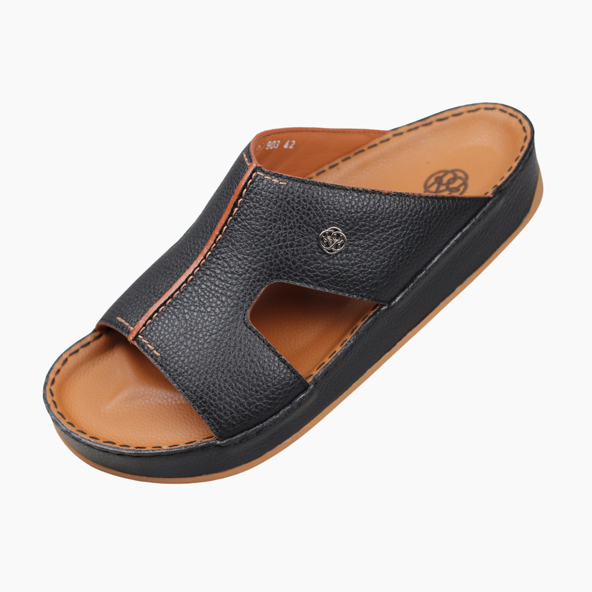 Shams Deer Leather Orthopedic Arabic Sandals | Premium Medicated Sandals UAE