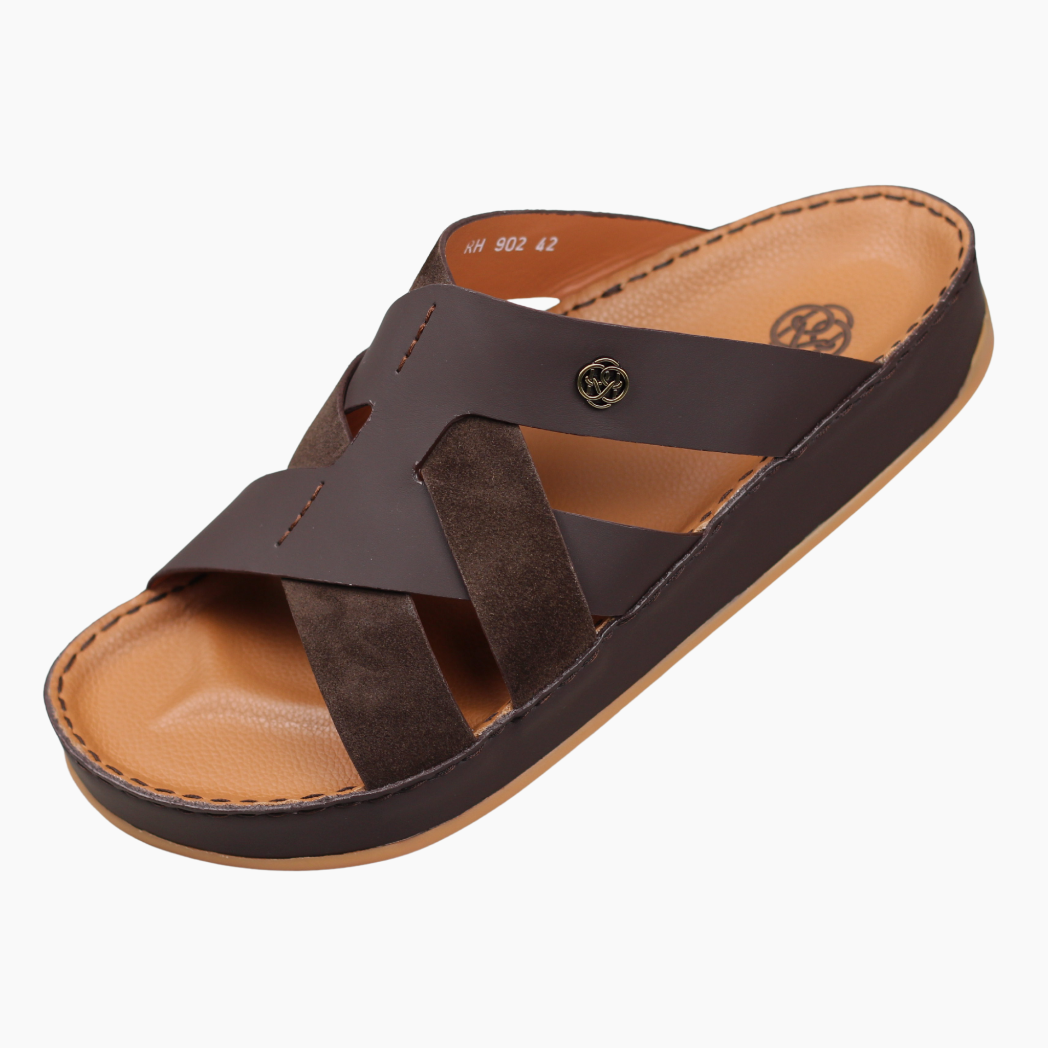 Nafis Orthopedic Arabic Sandals UAE | Handmade Leather Medicated Sandals for Men