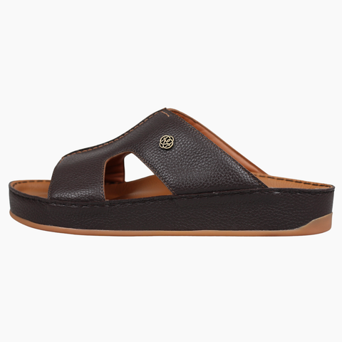 Shams Deer Leather Orthopedic Arabic Sandals | Premium Medicated Sandals UAE