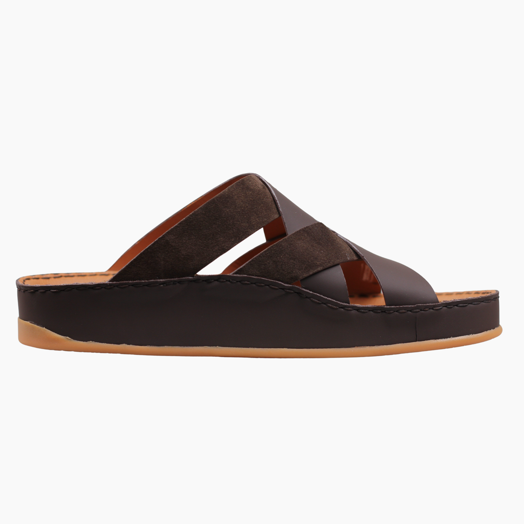 Nafis Orthopedic Arabic Sandals UAE | Handmade Leather Medicated Sandals for Men