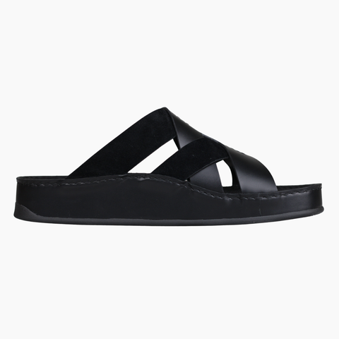Nafis Orthopedic Arabic Sandals UAE | Handmade Leather Medicated Sandals for Men