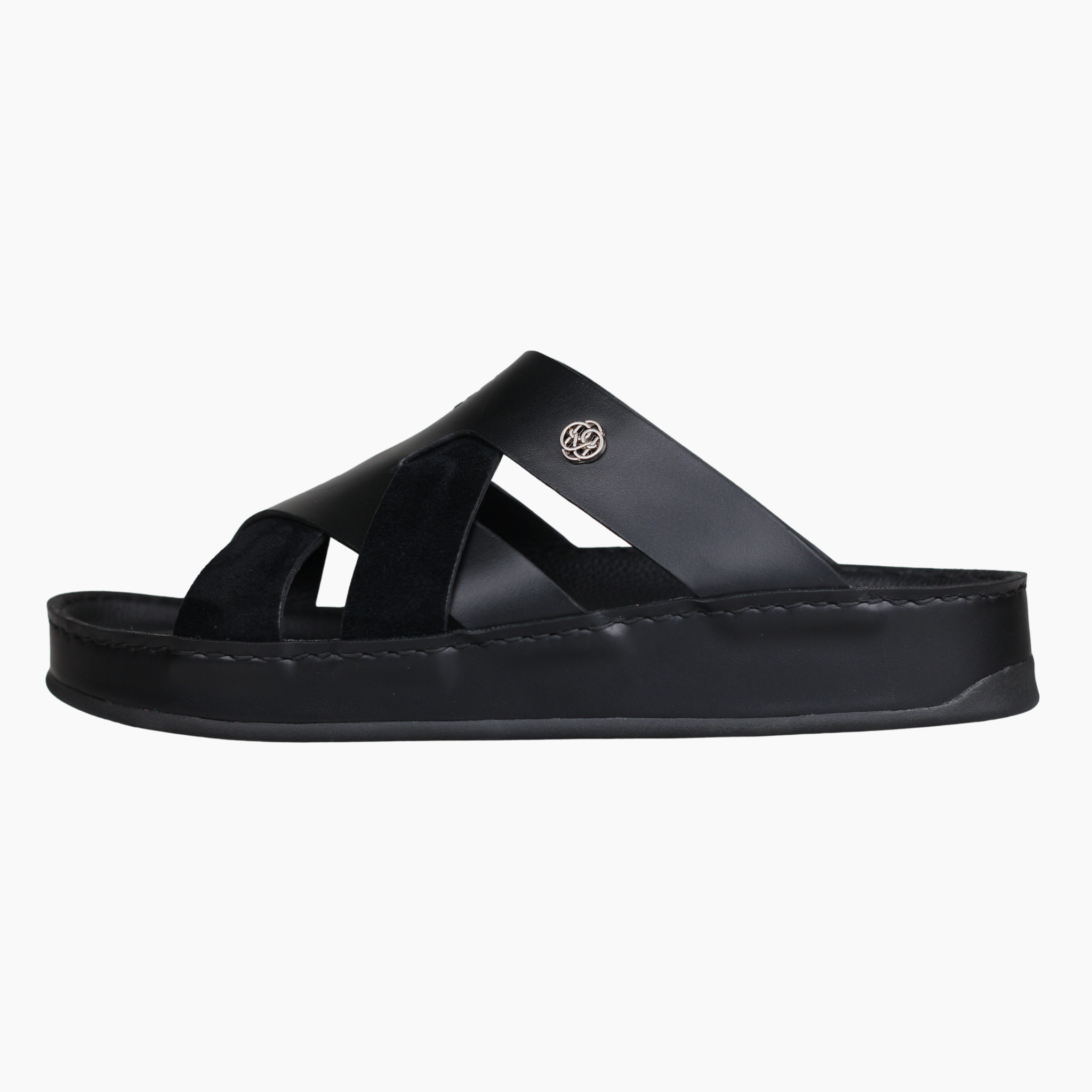 Nafis Orthopedic Arabic Sandals UAE | Handmade Leather Medicated Sandals for Men