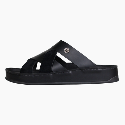 Nafis Orthopedic Arabic Sandals UAE | Handmade Leather Medicated Sandals for Men