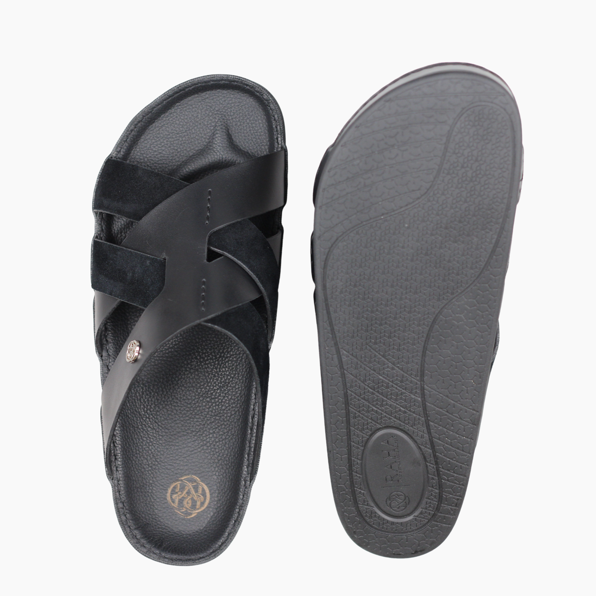 Nafis Orthopedic Arabic Sandals UAE | Handmade Leather Medicated Sandals for Men